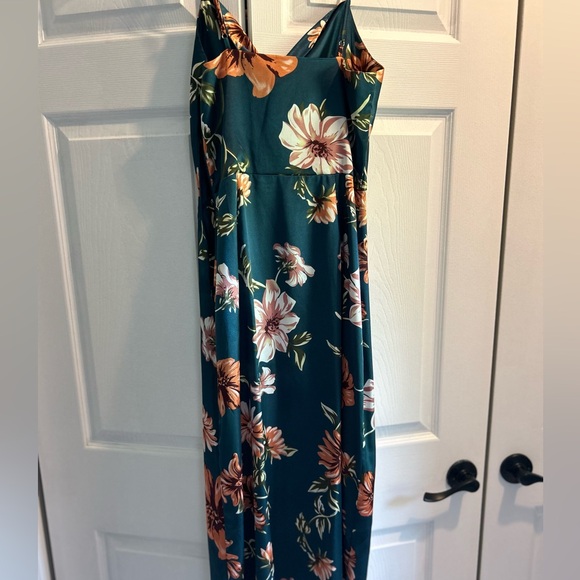 Blue floral dress SMALL - Picture 2 of 3